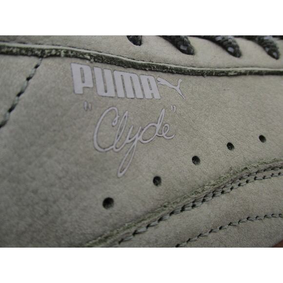 Puma Clyde Shoes Mens Size 10.5 Green Suede Gum Sole Low Top Casual Sneakers 1R9 main image 13